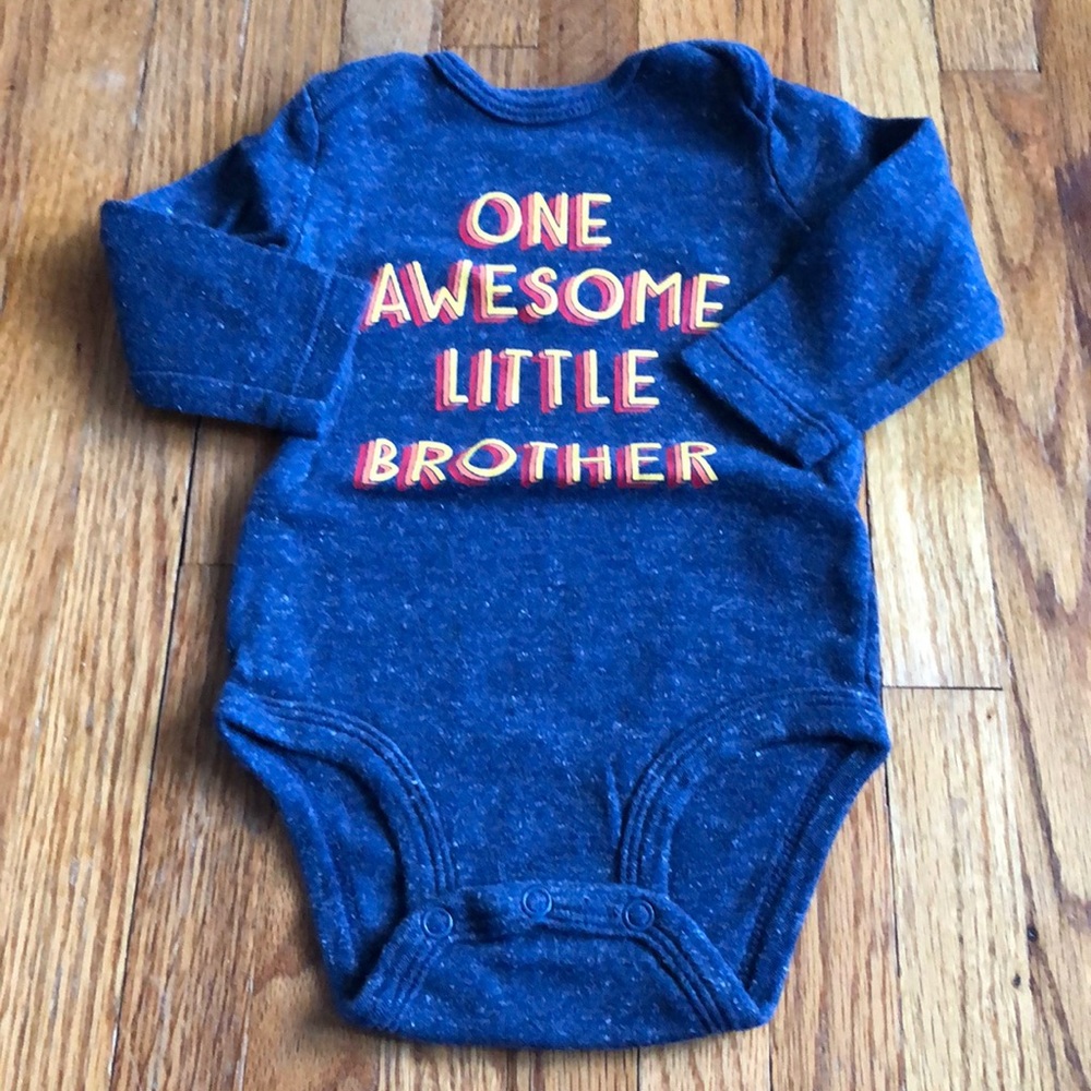 carter’s | little bro onesie | size 6 months